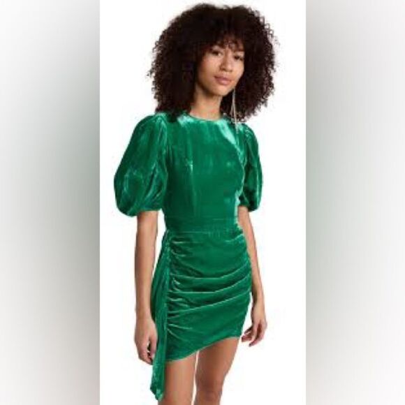 Rhode Green Pia Mini Dress - Picture 6 of 7